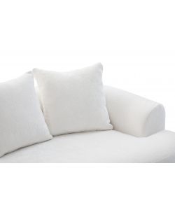 Domo Mea Divano Compresso 2 Posti Bianco Morbido Compatto 166x96x64 cm