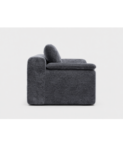 Domo Mea Divano Press Compresso 2 Posti Grigio Scuro Comfort 180x90x68 h cm