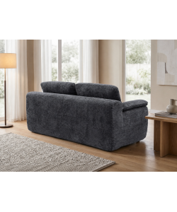 Domo Mea Divano Press Compresso 2 Posti Grigio Scuro Comfort 180x90x68 h cm