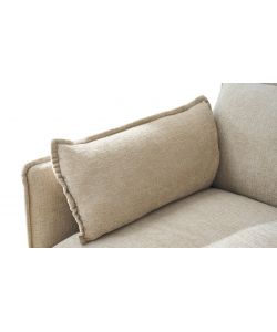 Domo Mea Divano 3 Posti Modulare Beige 253x89x87 cm Design Contemporaneo