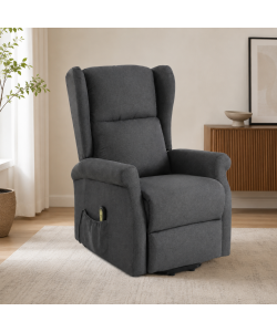 Domo Mea Poltrona reclinabile elettrica grigia 75x96,5x107h cm