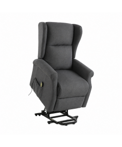 Domo Mea Poltrona reclinabile elettrica grigia 75x96,5x107h cm