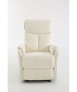 Alba Poltrona Relax Elettrica Beige 75x89x101 cm con Reclinazione
