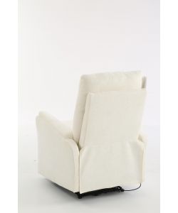 Alba Poltrona Relax Elettrica Beige 75x89x101 cm con Reclinazione