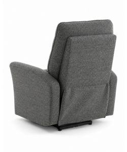 Lily Poltrona Relax Elettrica Grigia con Vibromassaggio 89x99 cm