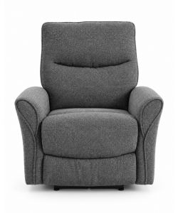 Lily Poltrona Relax Elettrica Grigia con Vibromassaggio 89x99 cm