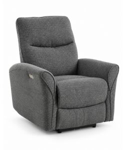Lily Poltrona Relax Elettrica Grigia con Vibromassaggio 89x99 cm