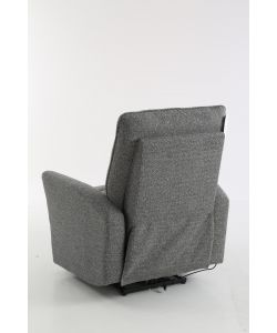 Lily Poltrona Relax Elettrica Grigia con Vibromassaggio 89x99 cm