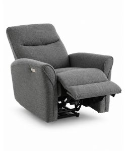 Lily Poltrona Relax Elettrica Grigia con Vibromassaggio 89x99 cm