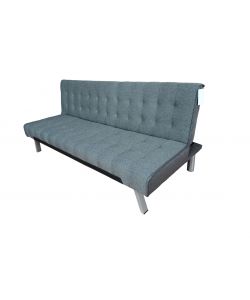 Domo Mea Divano letto clic clac 3 posti grigio 180x80x77 cm salvaspazio