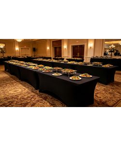 Copritavolo Nero 182x74x74 cm per Tavolo Catering