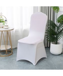 Coprisedia Spandex Bianco 45x45x90 cm Elastico per Eventi e Catering