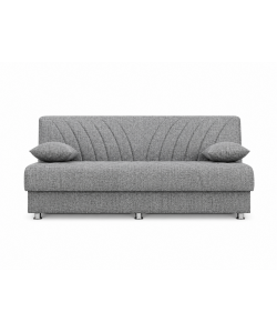 Domo Mea Divano Letto Fiji 3 Posti Grigio 183x81x89 cm con Vano Contenitore