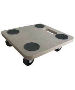 Carrellino Porta Oggetti MDF - 29x29 cm - Carrello Multiuso con Ruote
