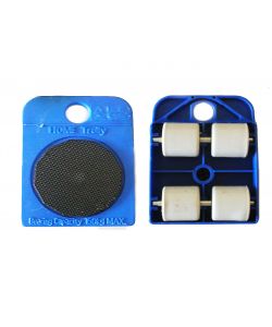Rolly Carrellino da Trasporto PVC Blu Piatto Capacit� 150Kg