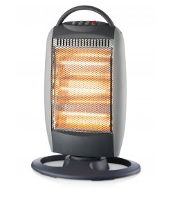 Dr.C Stufa Alogena Oscillante 1200W con Manico - 28x12,5x49cm
