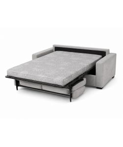 Divano letto Vulcano 2 posti Grigio 197x95 cm Materasso 20 cm
