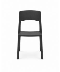 Domo Mea Sedia Antracite Stil 44x52x84 cm in Polipropilene Impilabile