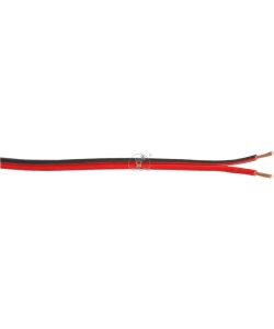 Go-At Topline Piattina 03VHH 2x1,5 Rosso/Nero 10m per Altoparlanti e Alimentazione