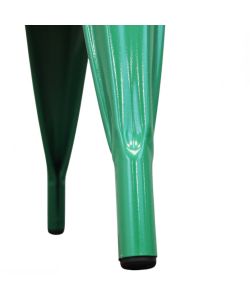 Cosma Sedia Lola Verde Rettangolare Metallo 35x45x85 cm senza braccioli