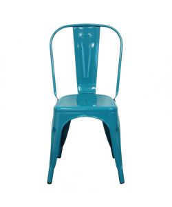 Cosma Sedia da pranzo Verde Petrolio 35x45x85 cm Metallo Senza braccioli
