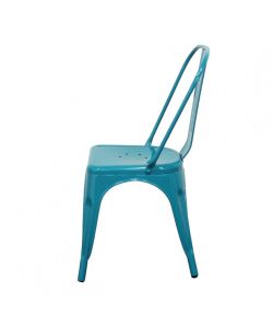Cosma Sedia da pranzo Verde Petrolio 35x45x85 cm Metallo Senza braccioli