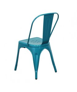 Cosma Sedia da pranzo Verde Petrolio 35x45x85 cm Metallo Senza braccioli