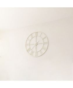 Cosma Orologio L Constant - rotondo da parete bianco vintage 80 cm