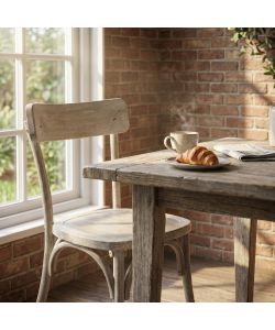 Cosma Sedia Poltrona Naturale Olmo 45x42x87 cm Design Ergonomico