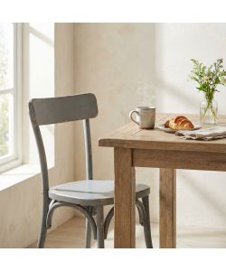 Cosma Sedia Polly Bianco 45x42x87 cm Design Senza Braccioli Shabby Chic