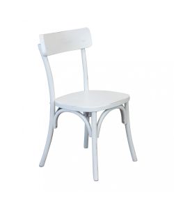 Cosma Sedia Polly Bianco 45x42x87 cm Design Senza Braccioli Shabby Chic