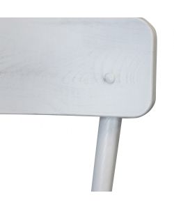 Cosma Sedia Polly Bianco 45x42x87 cm Design Senza Braccioli Shabby Chic