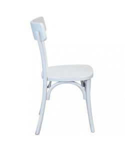 Cosma Sedia Polly Bianco 45x42x87 cm Design Senza Braccioli Shabby Chic