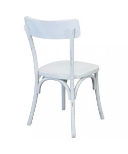 Cosma Sedia Polly Bianco 45x42x87 cm Design Senza Braccioli Shabby Chic