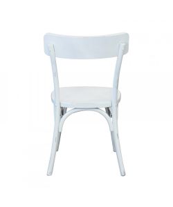 Cosma Sedia Polly Bianco 45x42x87 cm Design Senza Braccioli Shabby Chic