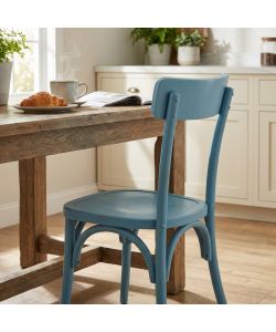 Cosma Sedia Polly Azzurra 45x42x87 cm Design Moderno Senza Braccioli