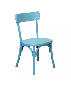 Cosma Sedia Polly Azzurra 45x42x87 cm Design Moderno Senza Braccioli