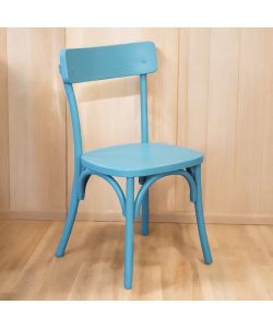 Cosma Sedia Polly Azzurra 45x42x87 cm Design Moderno Senza Braccioli