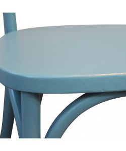 Cosma Sedia Polly Azzurra 45x42x87 cm Design Moderno Senza Braccioli
