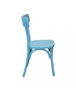 Cosma Sedia Polly Azzurra 45x42x87 cm Design Moderno Senza Braccioli