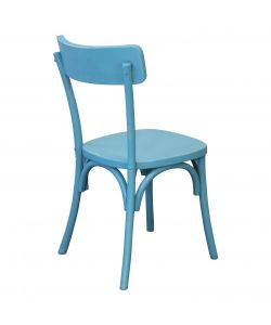Cosma Sedia Polly Azzurra 45x42x87 cm Design Moderno Senza Braccioli