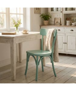Cosma Sedia Polly Verde 45x42x87 cm Design Moderno Senza Braccioli