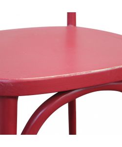 Cosma Sedia Polly Rossa Senza Braccioli 45x42x87 cm Design Elegante