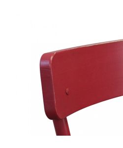 Cosma Sedia Polly Rossa Senza Braccioli 45x42x87 cm Design Elegante