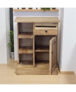 Cosma Mobiletto Sherman in Legno di Mogano Marrone 61x35x77 cm