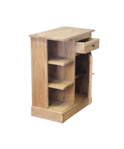 Cosma Mobiletto Sherman in Legno di Mogano Marrone 61x35x77 cm