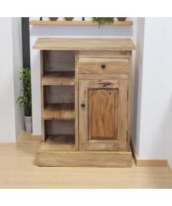 Cosma Mobiletto Sherman in Legno di Mogano Marrone 61x35x77 cm
