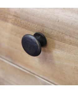 Cosma Mobiletto Sherman in Legno di Mogano Marrone 61x35x77 cm
