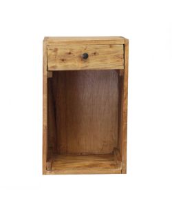 Crofton Mobiletto in Legno Riciclato Marrone 35x30x55 cm Fisso