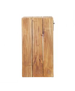 Crofton Mobiletto in Legno Riciclato Marrone 35x30x55 cm Fisso